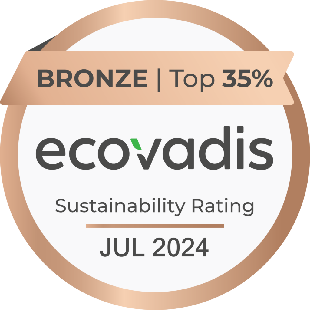 Syage Notaires - Médaille de bronze Ecovadis - Top 35%